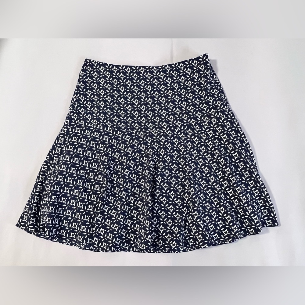 Lauren Ralph Lauren Mini Skirt Womens size 4 Blue Geometric